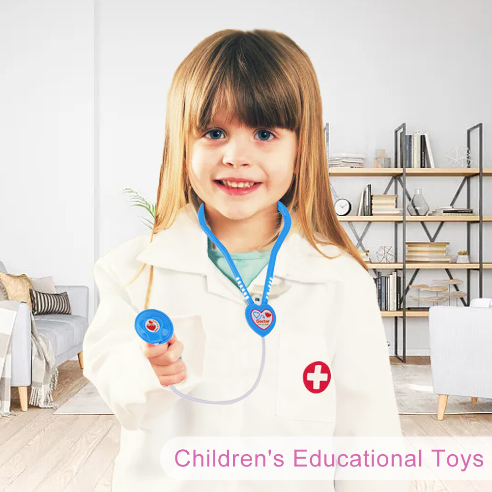 Medical Playset Costume Doctor Kit Portable Funny Safe For Kids Early