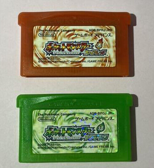 Game Boy Advance - Pokémon FireRed / LeafGreen - Pikachu (Menu