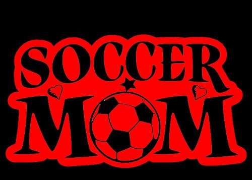 SOCCER MOM CAR DECAL.Cute Window Sticker Truck proud mom laptop Vinyl sticker - 第 4/4 張圖片