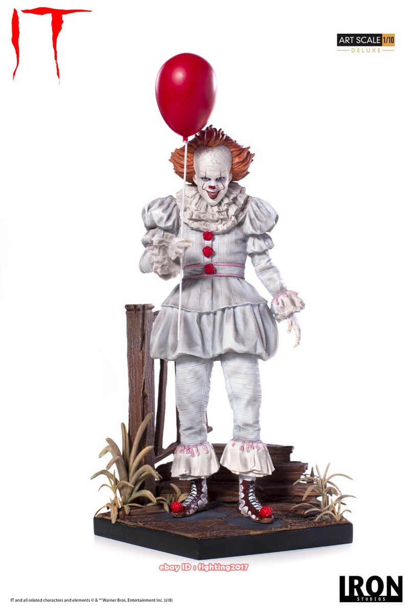 Iron Studios Set It Pennywise/friday 13th Deluxe Version Scale 1