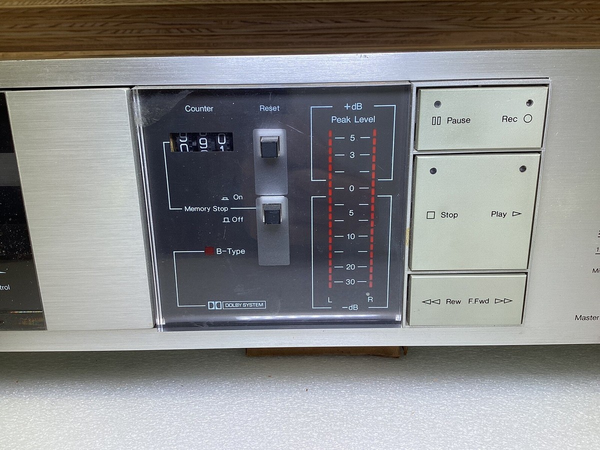 NAKAMICHI BX-1 Cassette Deck in Silver 2 Head Made in Japan