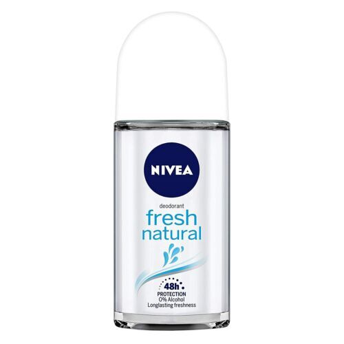 Nivea Invisible For Black & White Fresh Roll-On – Anti-Transpirant Für 48h, Schützt Vor Weißen Und Gelben Flecken