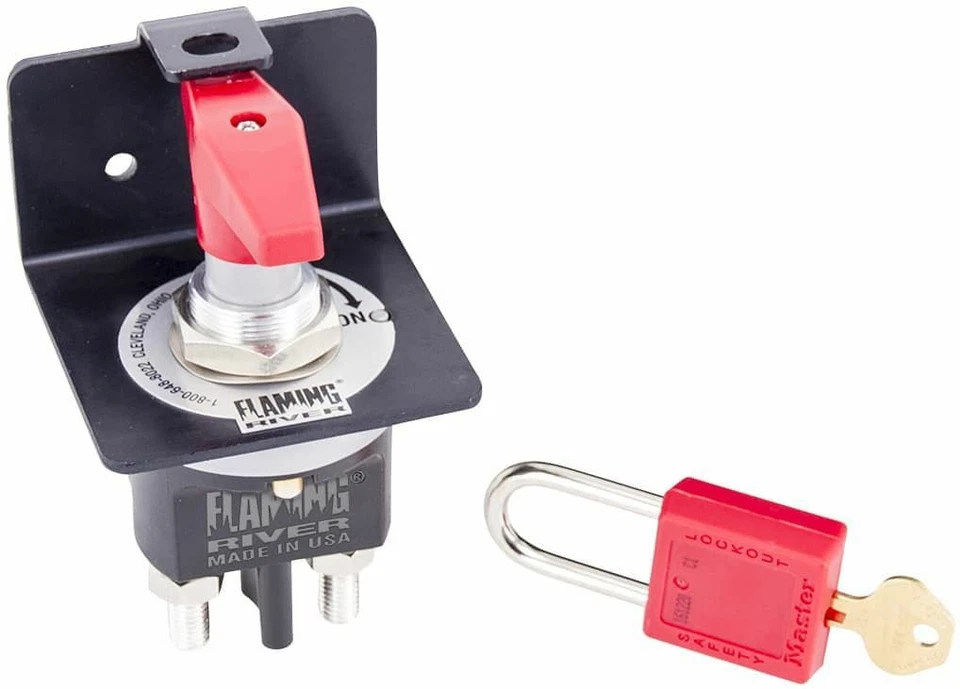 Interruptor grande Flaming River FR1046 500 con soporte de bloqueo Foto 2 de 4