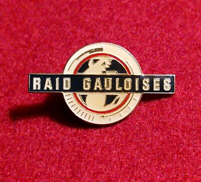 Raid Gauloises Brand Cigarette Brand Cigarette Advertising Pin Rare