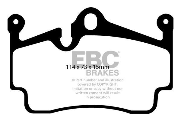 EBC DP91920 BRAKE PAD SET DISC BRAKE Rear