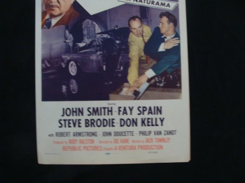 CROOKED CIRCLE movie poster JOHN SMITH FAY SPAIN INSERT 1957 - Picture 8 of 13