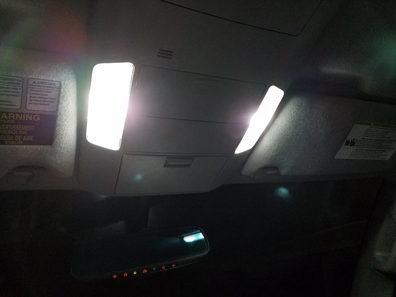 16 bombillas LED blancas equipamiento interior luces para Toyota Sequoia 2008-2018 2019 Foto 3 de 4