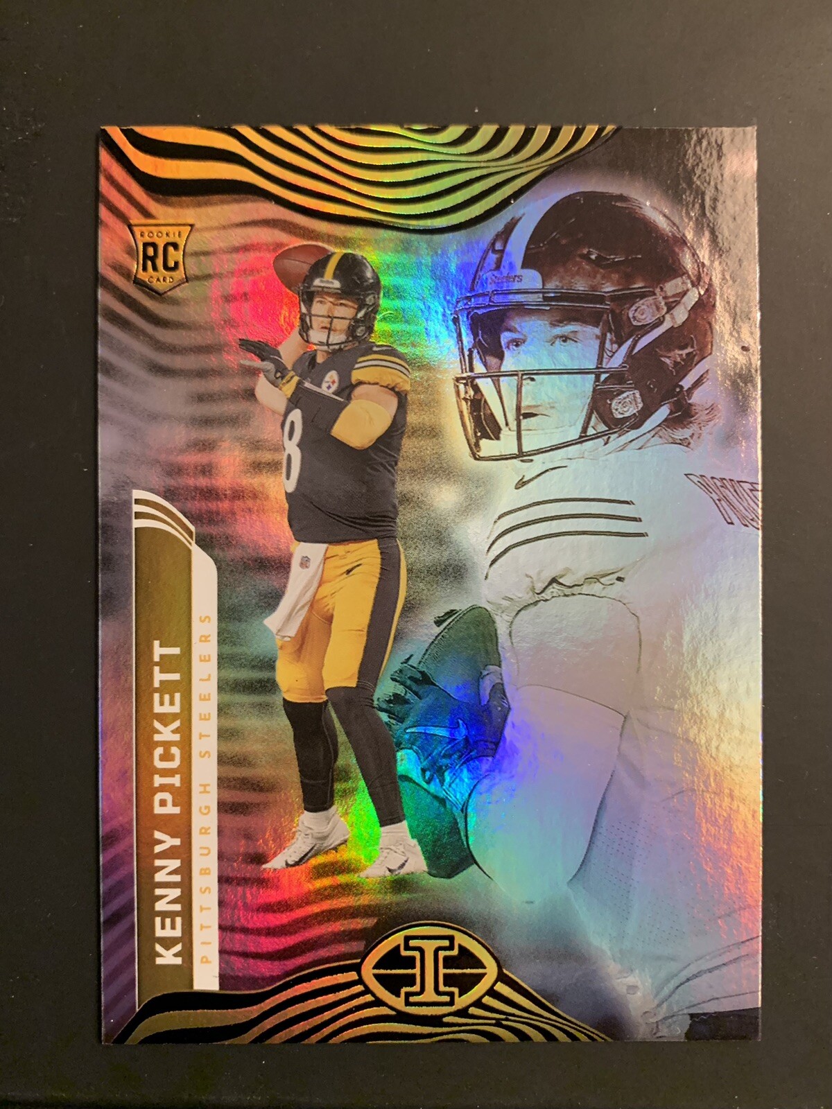 2022 Panini Illusions RC Kenny Pickett card #84 Rookie Eagles Steelers Panthers