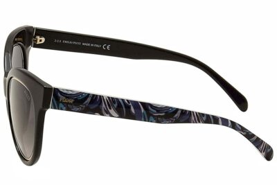 Emilio Pucci EP 24 05B Black Cat Eye Plastic Sunglasses Frame 55-17-140 Emilio Pucci Cat Eye Black Sunglasses for Women for sale | eBay main image 4