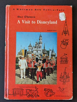 Walt Disney's A Visit To Disneyland by Mabel Watts 1965 Whitman Publishing Co. 