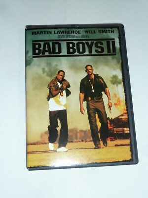 Bad Boys II DVD 2-Disc Set buddy cop action movie 2 Martin Lawrence Will Smith!