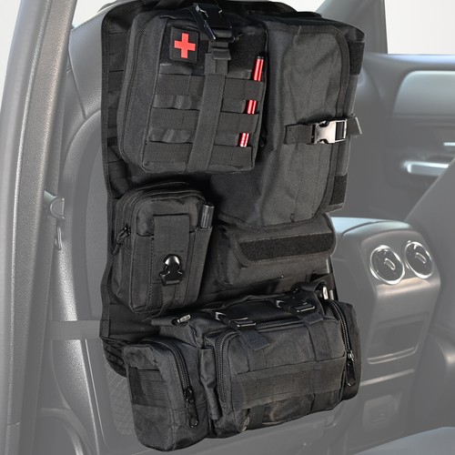 Universal Car Seat Cover Storage Organizer Tactical Molle Pouch Bag Organizer. - Picture 7 of 8