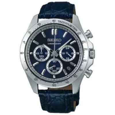 時計 Seiko SBTR019 SEIKO SPIRIT SBTR019 Chronograph Quartz Blue Face Men's Watch