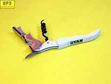 White Chrome Professional Waiters Wine Key CORKSCREW - Knife - Bottle Opener