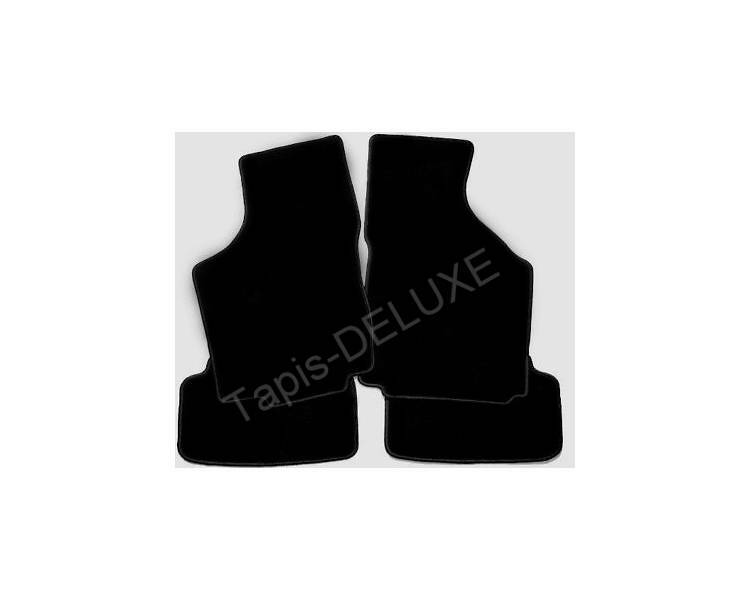 Tapis de sol moquette sur mesure Fiat Ritmo Abarth 125TC 130TC noir