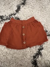 Cat And Jack Fall Skirt Size XS 4/5 With Buttons