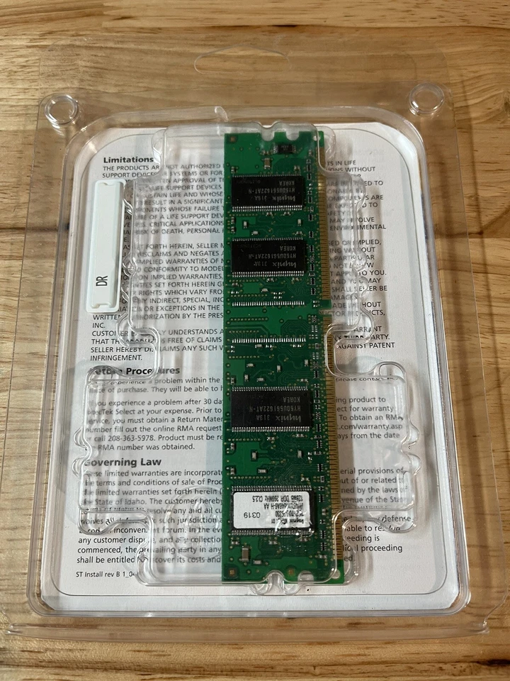 SpecTek Brilliant Memory Solutions PN:SP3264Z265. 256MB 32x64 184-PC2100 - Image 2 of 2