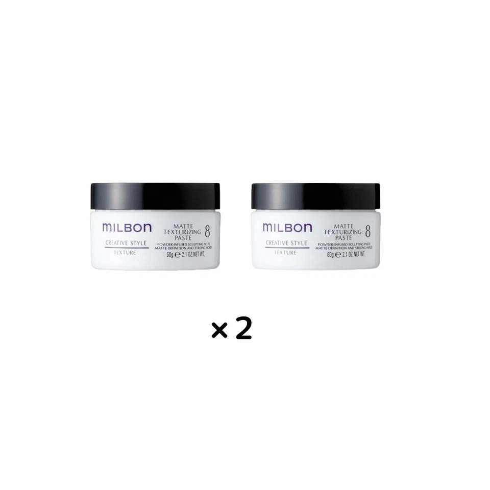 [2er Set] Milbon Creative Style Matte Textur Rising Paste NO.8 60g aus Japan