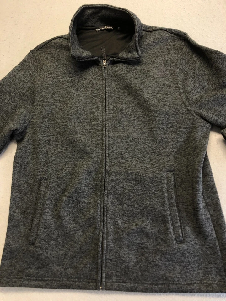 Толстовка мужская Beverly Hills Polo Club очень большая на молнии вязаная с флисовой подкладкой - Изображение 3 из 4