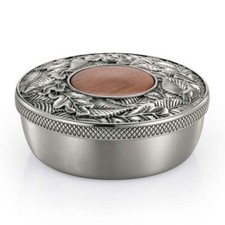 Royal Selangor Quality Mens Accessories Collection Pewter Woodland Shaving Bowl