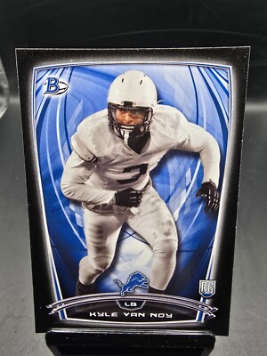 2014 Kyle Van Noy Bowman Black Foil Parallel #2 Rookie - Detroit Lions 