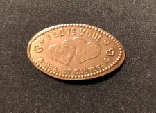 I Love You, Hearst Castle, Pressed Copper Penny