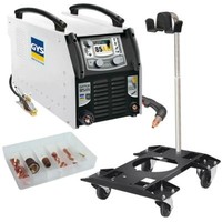 Gys Plasma Cutter 85 A 85A Tri 400V + Fahrwagen + ZubehöR Box + Masse