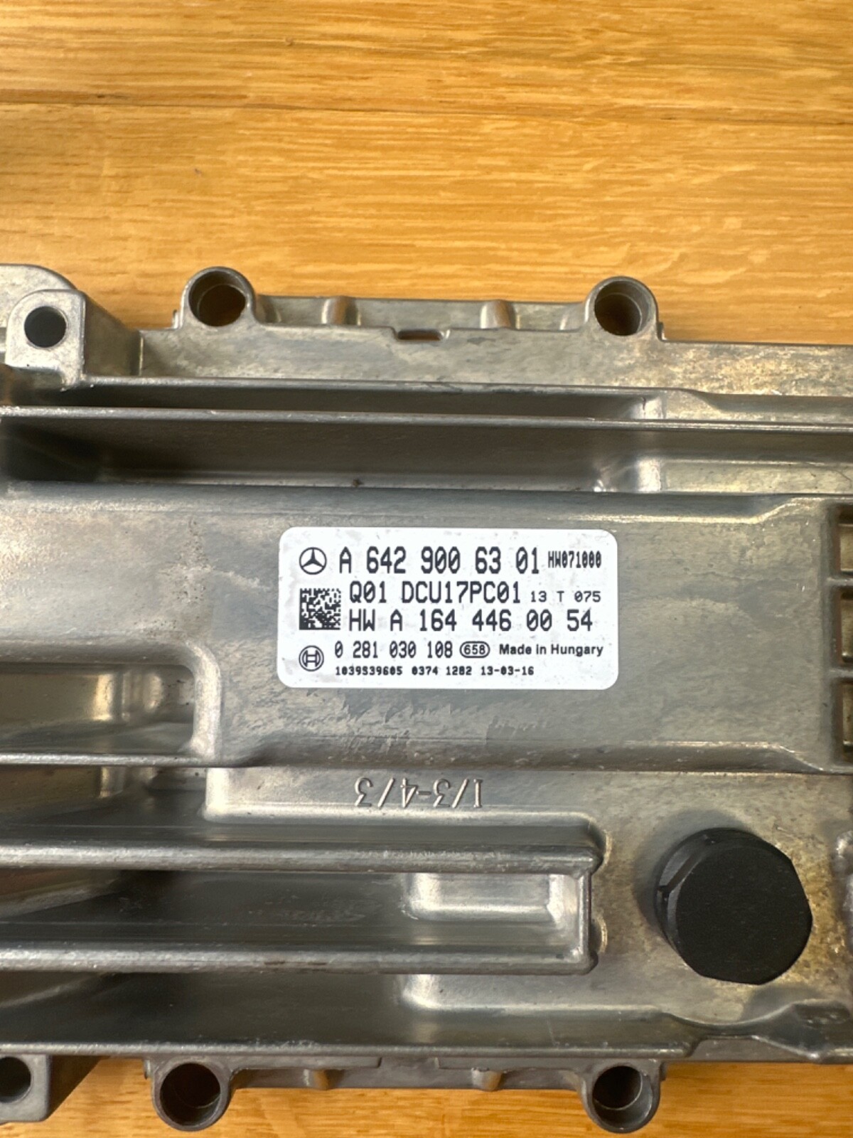 2013 MERCEDES BENZ Ml 250 W166 Exhaust Gas Emissions ECU Control 
