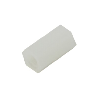 5X HP-22 Distanzmuffe mit Gewinde sechskant Polyamid M3 22mm FIX&FASTEN