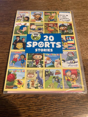 20 Sports Stories RARE KIDS DVD SEALED NEW FAMILY FUN CARTOON