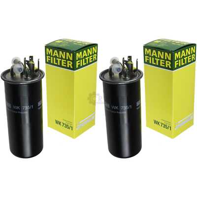 Filtre à Carburant MANN-FILTER WK 735/1 - Haute Performance, Qualité D'Origine, Pour Véhicules De Tourisme Et Utilitaires