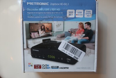 Metronic Zapbox HD-SH.1 Decoder OVP mit Fernbedienung