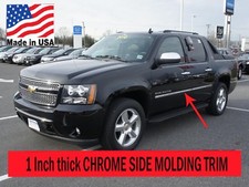 Flexible Chrome Side Door Molding Rocker Panel Trim Kit For Avalanche 2007-2013 Flexible Chrome Side Door Molding Rocker Panel Trim Kit For Avalanche 2007-2013