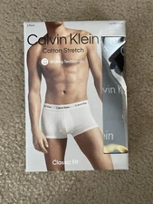 Calvin Klein Cotton Stretch Low Rise Trunk 3 Pack - NB2614