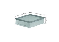 Knecht Luftfilter LX 742/2 FüR Renault Alpine