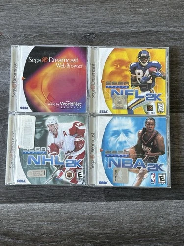 Sega Dreamcast Games Lot (Sports Games & Browser) CIB