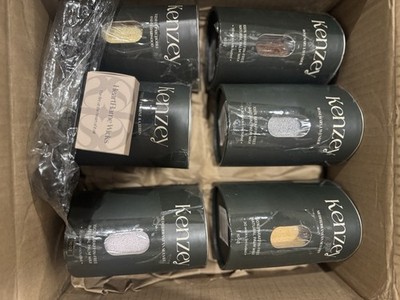 Kenzey Candle Making Kit Lot of 6 Wax & Wicks Natural Palm Wax 10oz NEW DIY
