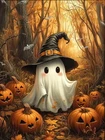 Halloween Ghost 5D Diamond Art Kit for Adults DIY Painting Decor