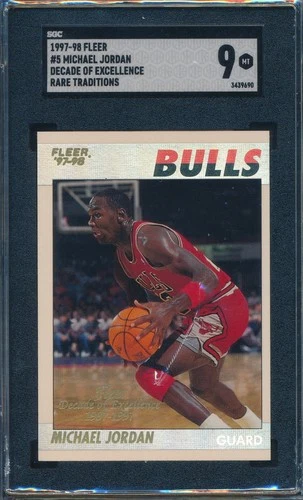 Jordan 1997 Fleer Jordan #5