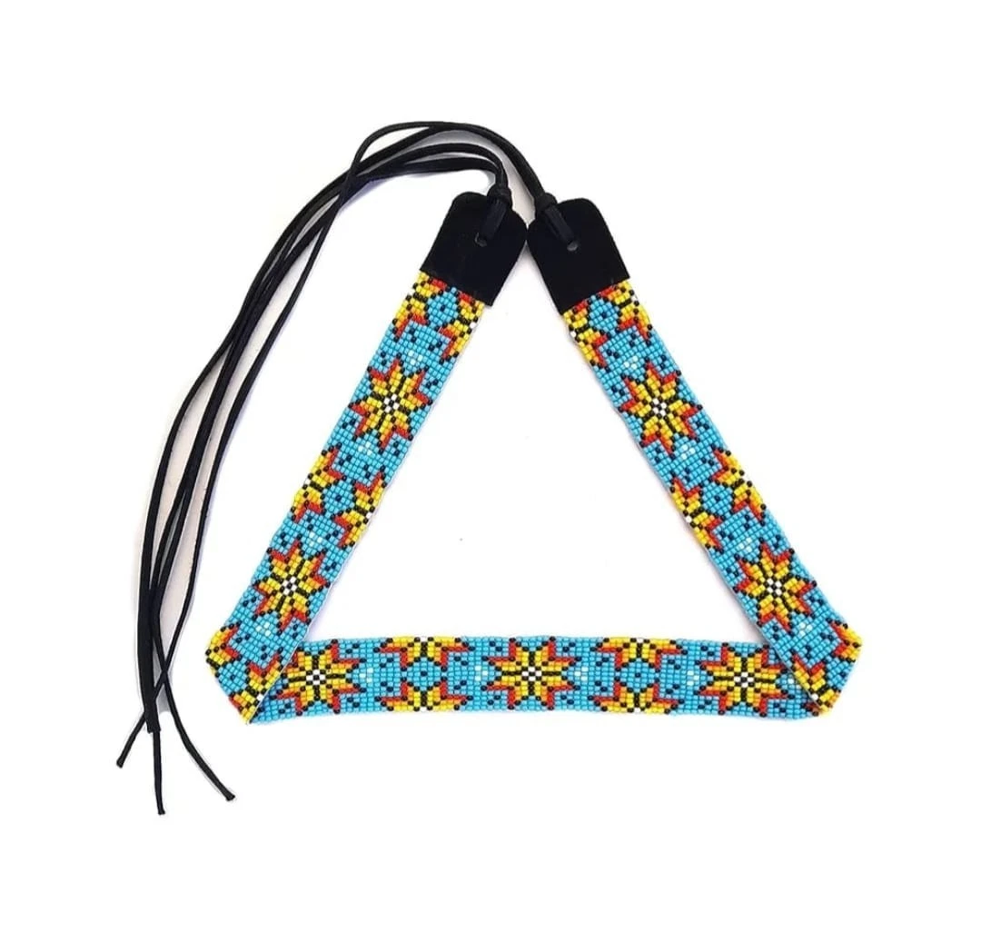 Handmade Beaded Hat Band