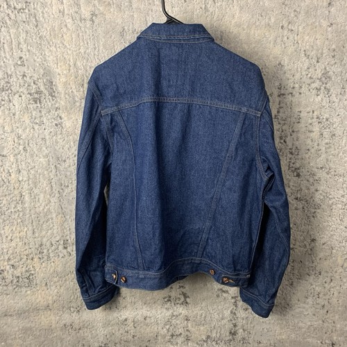 Topo Designs Denim Trucker Jacket Large Blue Made In USA Mens - Picture 8 of 12