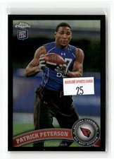 2011 Topps Chrome #211 Patrick Peterson Rookie Black Refractor /299