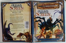 Dungeon Master  s Screen D D 3rd Edition 2000 Complete w/ Inserts