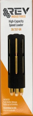 Rev Industries 38/357 Speed Loader   High-Capacity 2-in-1 Reloader