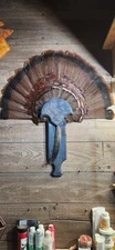 Turkey Fan Mounting Plaque Box Call Handle Midnight Storm