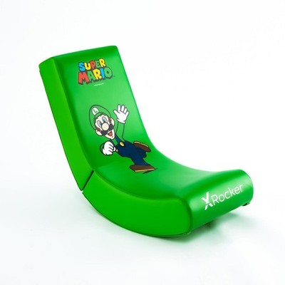 X Rocker Nintendo Super Mario  Floor Rocker Gaming-Bodensessel im Luigi Design