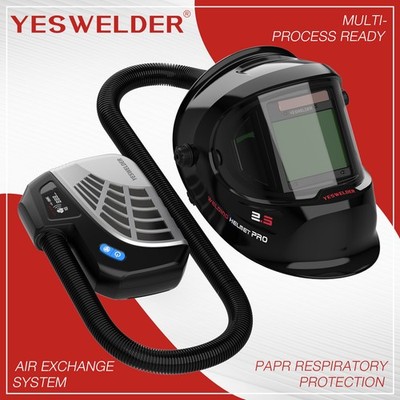 Auto Darkening Welding Helmet Powered Air Purifying Respirator LYG-Q800D