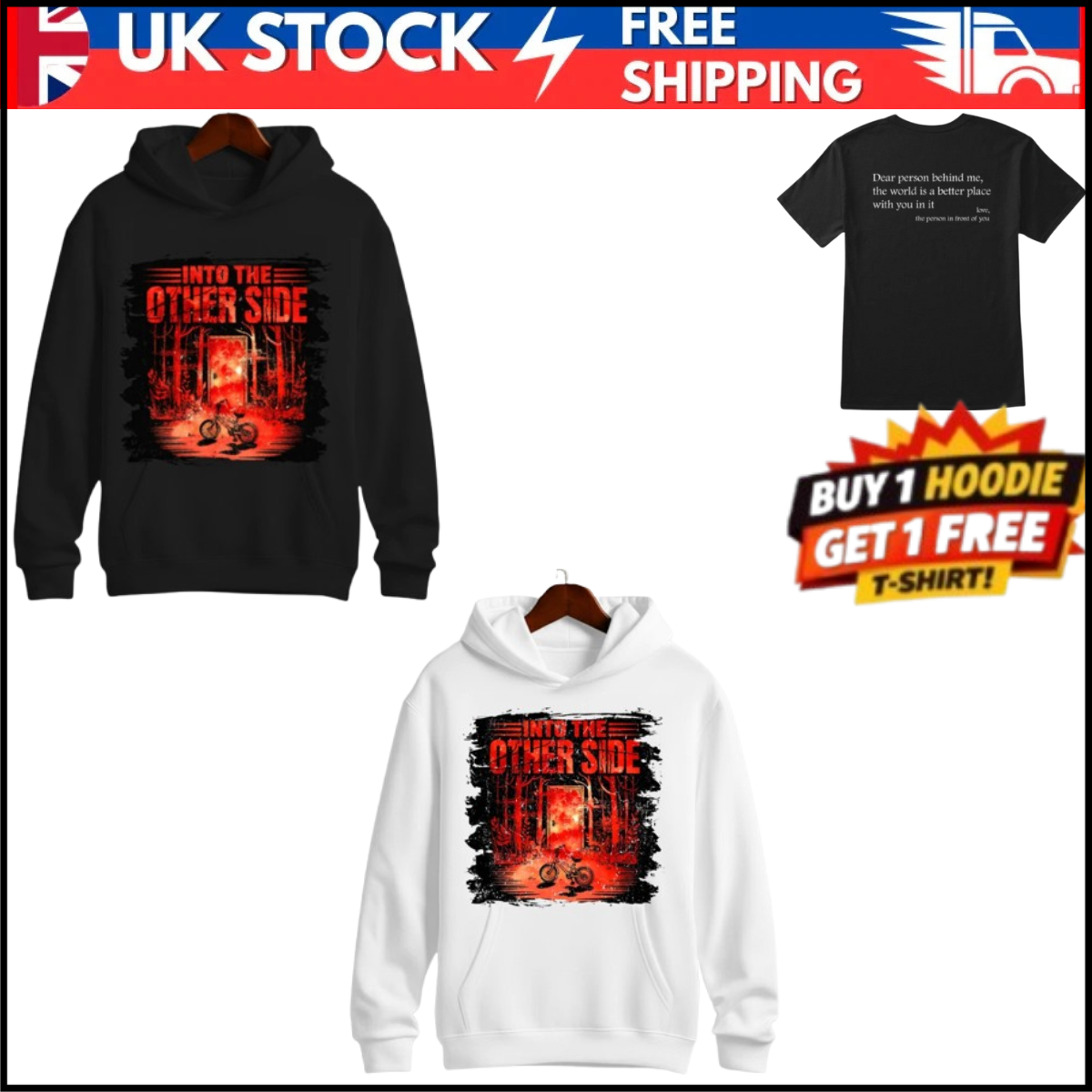 WildStallion Into the Other Side Hoodie – Stranger Things Upside Down Inspired