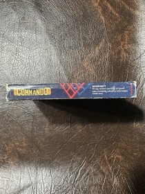 Commando NES Nintendo Cartridge Box Manual Authentic