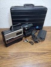GE Camcorder HQ Movie Video System VHS 9-9605 w/original case AS-IS PARTS ONLY